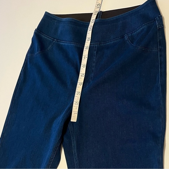 Halara Flex highwaisted denim jeggings, stretchy pull on, size M - Picture 6 of 13